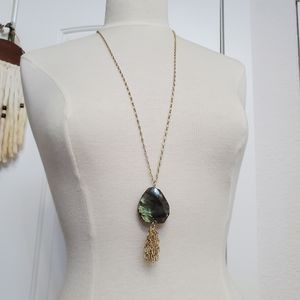 Valerie Allen Labradorite gold necklace